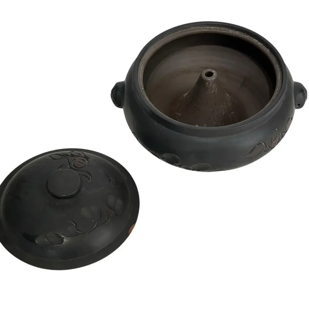 Clay Steamer Pot Yunnan Asian Chinese Japanese Cooking Terracotta